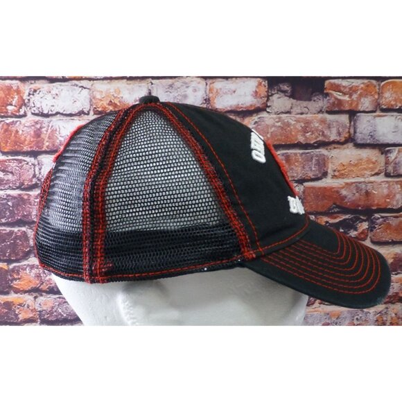 Ohio State Buckeyes Mascot Brutus Embroidered Mesh Snapback Hat Trucker Cap - Picture 2 of 7